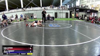 93 lbs Round 5 (6 Team) - Cali Otero, Ohio vs Ella Neibert, Indiana