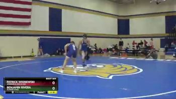165 lbs Cons. Round 5 - Benjamin Rivera, Alfred State vs Patrick Wisniewski, Johnson & Wales (RI)