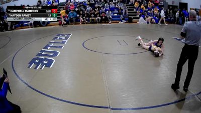 106 lbs Champ. Round 1 - Campbell Manross, Saegertown Hs vs Hayden Ramey, Fort Leboeuf Hs