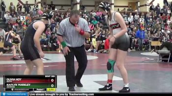 141 lbs 1st Place Match - Olivia Hoy, NH/TV vs Kaitlyn Markley, Anamosa