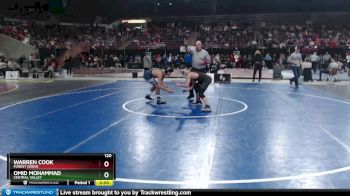 120 lbs Champ. Round 1 - Warren Cook, Forest Grove vs Omid Mohammad, Central Valley