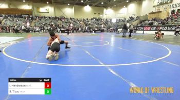 92 lbs Consi Of 16 #2 - Ivan Henderson, Salem Elite Mat Club vs Santos Tizoc, Snake Pit