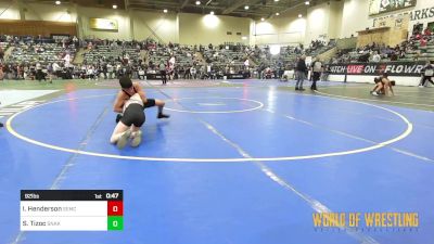 92 lbs Consi Of 16 #2 - Ivan Henderson, Salem Elite Mat Club vs Santos Tizoc, Snake Pit