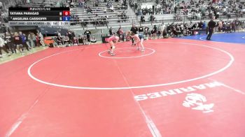 U20 Women - 55 lbs Champ. Round 3 - Tatiana Paragas, HI vs Angelina Cassioppi, IL