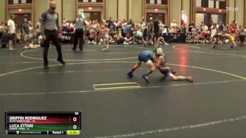 56 lbs Semis & 1st Wrestleback (8 Team) - Griffin Rodriguez, Elite Wrestling vs Luca Ettari, Shore Thing