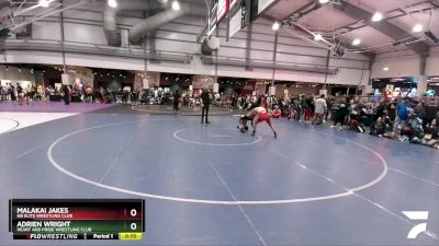 132 lbs Cons. Round 4 - Malakai Jakes, NB Elite Wrestling Club vs Adrien Wright, Heart And Pride Wrestling Club