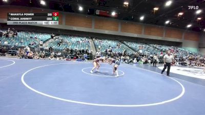 135 lbs 3rd Place Match - Coral Averett, Burns vs Makayla Power, Shadow Ridge