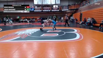 175 lbs Champ. Round 2 - Noah Degeus, Aberdeen vs Jesus Martinez, Raft River