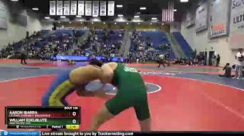 133 lbs Champ. Round 2 - William Edelblute, Unattached-UVU vs Aaron Ibarra, CA State University Bakersfield