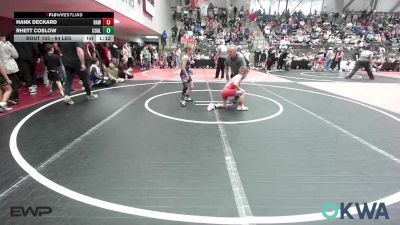 64 lbs Round Of 16 - Hank Deckard, Raw Wrestling Club vs Rhett Coslow, Coalgate Wildcat Wrestling Club