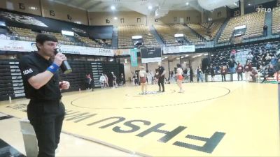 160 lbs Quarterfinal - Azana King, Schreiner University vs Aliana Barnoski, Minot State