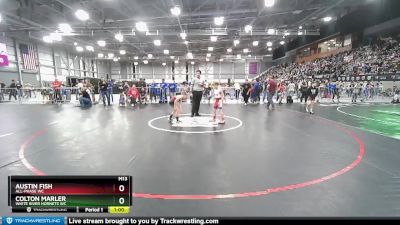 70 lbs Cons. Round 2 - Colton Marler, White River Hornets WC vs Austin Fish, All-Phase WC