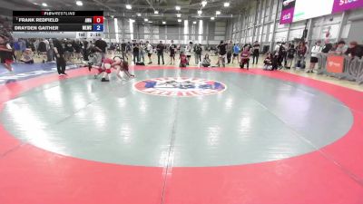 138 lbs Champ. Round 2 - Frank Redfield, Ascend Wrestling Academy vs DRAYDEN GAITHER, Moses Lake Wrestling Club