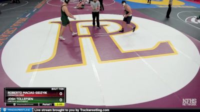 Champ. Round 1 - Josh Tollefsen, Lincoln Southwest vs Roberto Macias-Sidzyik, Creighton Prep