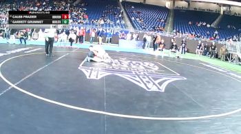 D2-106 lbs 7th Place Match - Caleb Frazier, New Boston Huron vs Garrett Grummet, Middleville Thornapple Kellogg