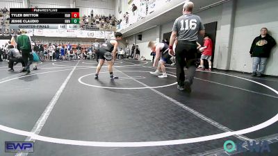 160 lbs Quarterfinal - Tyler Britton, Raw Wrestling Club vs Jesse Claudio, HURRICANE WRESTLING ACADEMY