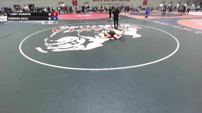 117 A Quarterfinal - Sereena Baca, Quincy vs Libby Roberts, Unattached