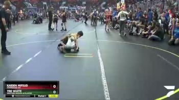 72 lbs Semifinal - Tre White, Western Region Affiliated vs Kaiden Mifsud, Downriver WC