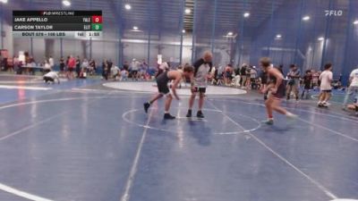 106 lbs Consi Of 8 #2 - Jake Appello, Yale Street vs Carson Taylor, Elite NJ