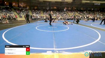 76 lbs Round Of 32 - Kannen Pitmon, Sulphur Youth Wrestling Club vs Kale Dejesus, R.a.w.