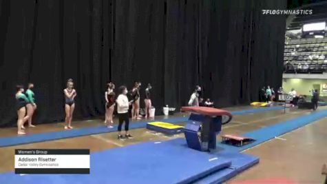 Addison Risetter - Women's Group, Cedar Valley Gymnastics - 2021 Women's Xcel Region 4 Championships