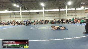 58 B Quarterfinal - Hudson Vesper, Middleton Wrestling Club vs Nixon Werneth-Clark, Fighting Squirrels