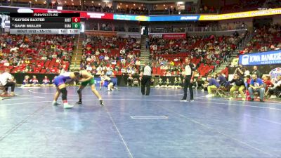 1A-175 lbs Cons. Round 4 - Kayden Baxter, AHSTW vs Gavin Muller, Osage