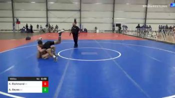 160 lbs Consolation - Kyle Richmond, KY vs AJ Reyes, SC