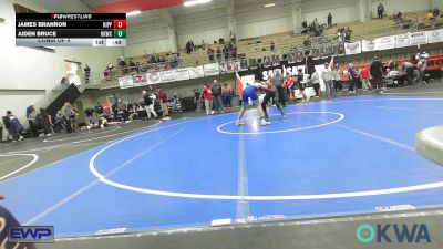 155 lbs Consi Of 4 - James Brannon, KIPP TULSA vs Aiden Bruce, Keystone Kids Wrestling Club