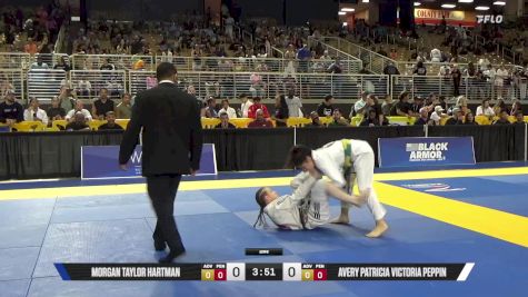 Morgan Taylor Hartman vs Avery Patricia Victoria Peppin 2025 Pan Kids Jiu-Jitsu IBJJF Championship