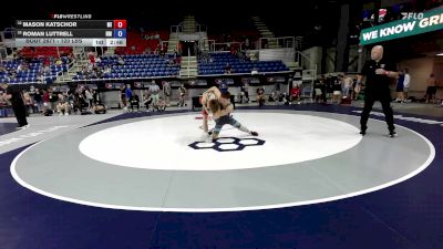 120 lbs Cons. Rd Of 32 - Mason Katschor, MI vs Roman Luttrell, NM