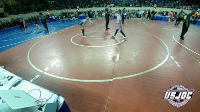 76 lbs Round Of 32 - Wyatt Ledford, Tironook Wrestling vs Carson Musquiz, Best Trained Wrestling