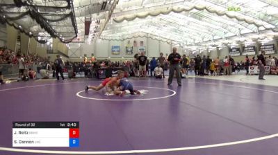 61 kg Round Of 32 - Jeremiah Reitz, Blue Blood Wrestling Club vs Sean Cannon, University Of Northern Colorado- Unattached