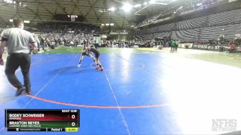 1A 106 lbs Cons. Semi - Braxton Reyes, Lakeside (Nine Mile Falls) vs Bodey Schweiger, Riverside