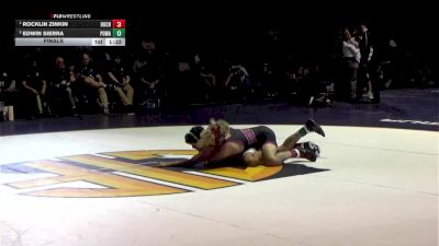 120 lbs Final - Rocklin Zinkin, Buchanan (CS) vs Edwin Sierra, Poway (SD)