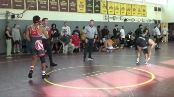 157 lbs Champ. Round 1 - Christian Ramirez, Modesto Junior College vs Jesus Loreto, Fresno City College