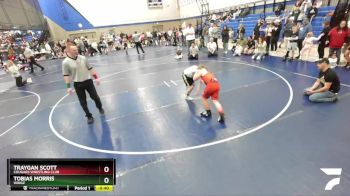 125 lbs Round 1 - Traygan Scott, Cougars Wrestling Club vs Tobias Morris, Wingz