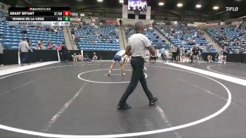 133 lbs Quarterfinal - Roman De La Cruz, University Of Saint Mary (KS) vs Grady Bryant, St. Thomas University