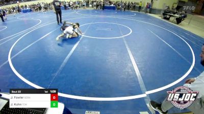 80 lbs Round Of 32 - Jaxson Fowler, Scrap Yard Training vs Jack Kuhn, Team Conquer Wrestling