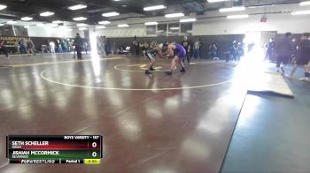 157 lbs Cons. Round 2 - Jisaiah McCormick, Silverado vs Seth Scheller, Ukiah