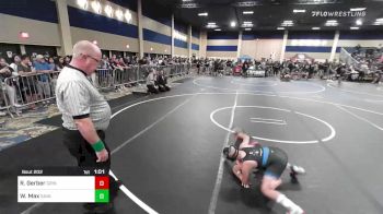 113 lbs Quarterfinal - Russell Gerber, Grindhouse WC vs William Max, Savage House Wrestling Club