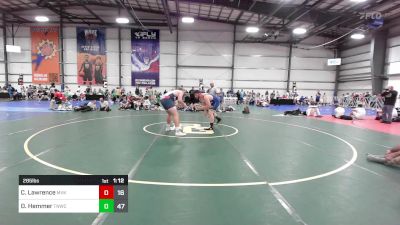 285 lbs Rr Rnd 2 - Clay Lawrence, Mavericks Wrestling vs Dominic Hemmer, TNWC Flash Daddy