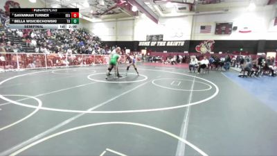 135 lbs Semifinal - Bella Wojciechowski, Thousand Oaks vs Savannah Turner, Beaumont