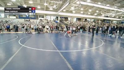 132 lbs Cons. Round 3 - Diesel Knudsen, Sanderson Wrestling Academy vs Uriel Castillo, Aviator Wrestling Academy