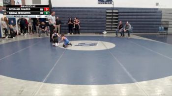 40 lbs 3rd Place Match - Arlow Cervantes, Ontario Animals Wrestling vs Beckham Powers, Raft River Wrestling