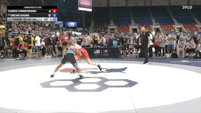 113 lbs Champ. Rd Of 128 - Carew Christensen, IA vs Oscar Gauna, KS