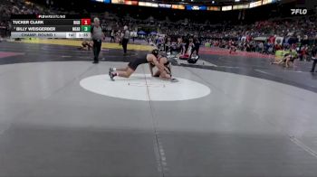 132 lbs Champ. Round 1 - Billy Weisgerber, Mead vs Tucker Clark, Rigby