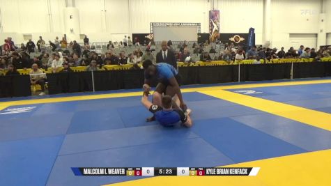 Kyle Brian Kenfack vs Malcolm I. Weaver 2024 World IBJJF Jiu-Jitsu No-Gi Championship