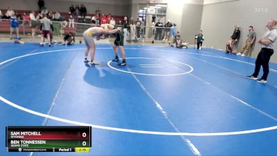 285 lbs Semifinal - Sam Mitchell, Wyoming vs Ben Tonnessen, Adams State