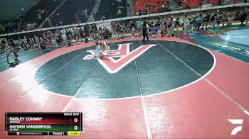 110 lbs Round 1 - Paisley Conway, Oregon vs Hayden Vanderpool, Alaska